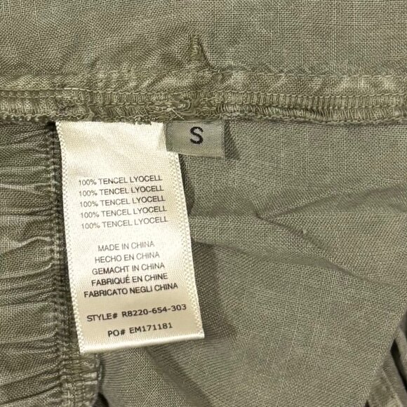 Cloth & Stone By Anthropologie Womens Burlingame Romper Olive Green Size Small - Picture 8 of 8